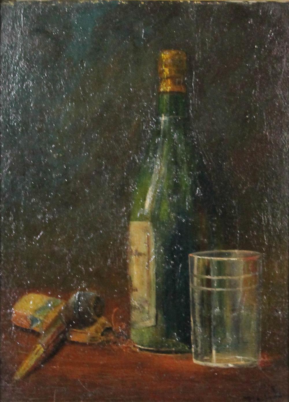 Appraisal: MATHILDE GEORGINA SCHLEY - STILL LIFE Oil on board x