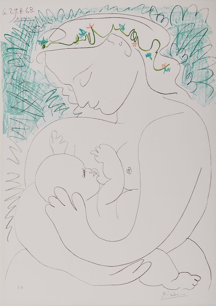 Appraisal: PABLO PICASSO Spanish - Grande Maternite PABLO PICASSO Spanish -