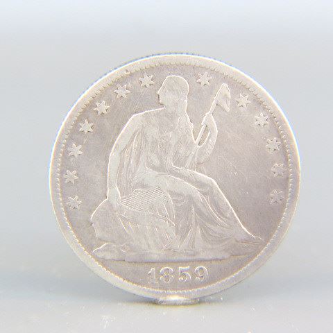 Appraisal: - U S Seated Liberty Half Dollar fine