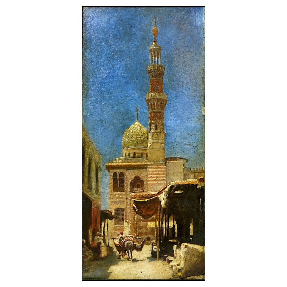 Appraisal: th C Orientalist School O B Mosque th C Orientalist