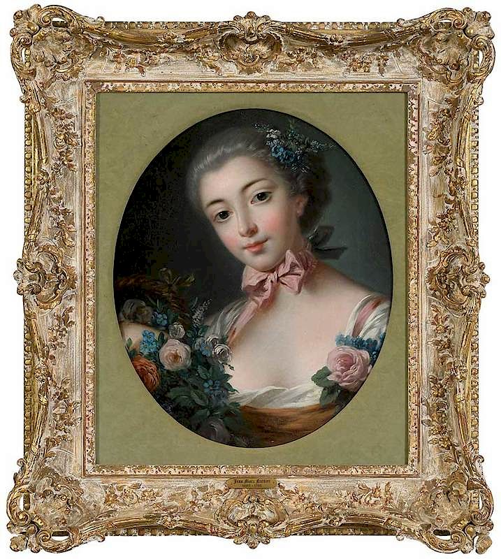 Appraisal: After Fran ois Boucher French Portrait of Madame de Pompadour