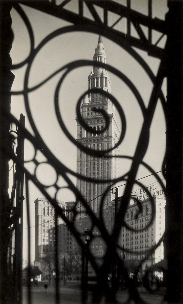 Appraisal: BOURKE-WHITE MARGARET - Union Station Tower Cleveland Silver print x