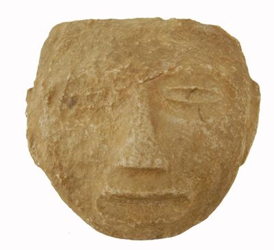 Appraisal: A Pre-Columbian carved stone mask in cm h