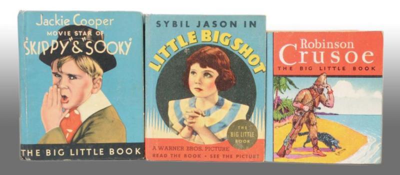 Appraisal: Lot of Big Little Books Description s Inlcudes Robinson Crusoe