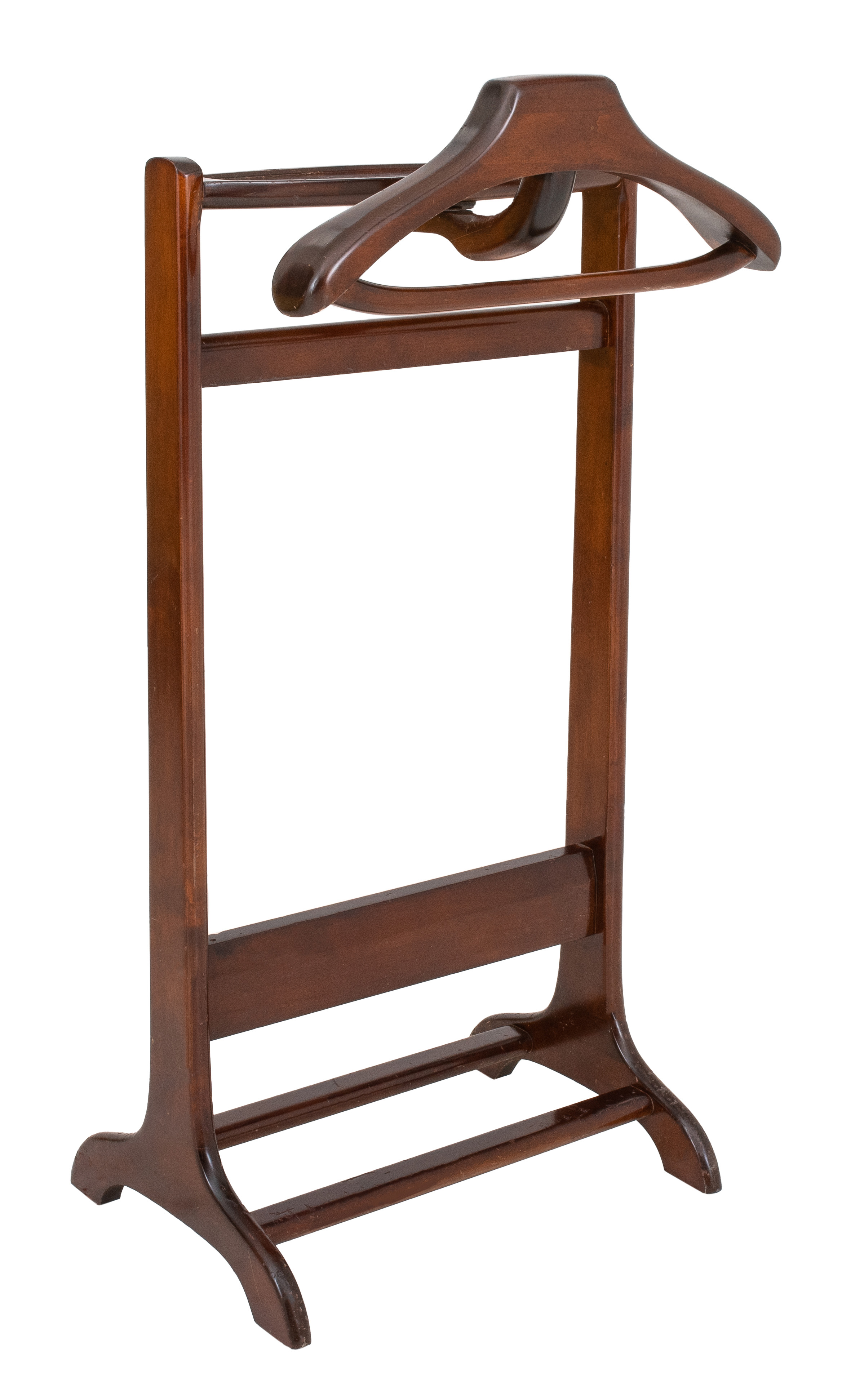 Appraisal: WOOD VALET OR SILENT BUTLER SUITE STAND Wood men's valet