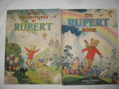 Appraisal: Two Rupert Bear Annuals and published by the Daily Express