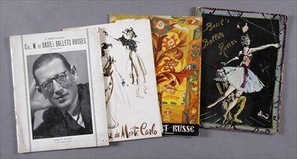 Appraisal: BALLET RUSSE PROGRAMS - FOUR ISSUES Col W de Basil's