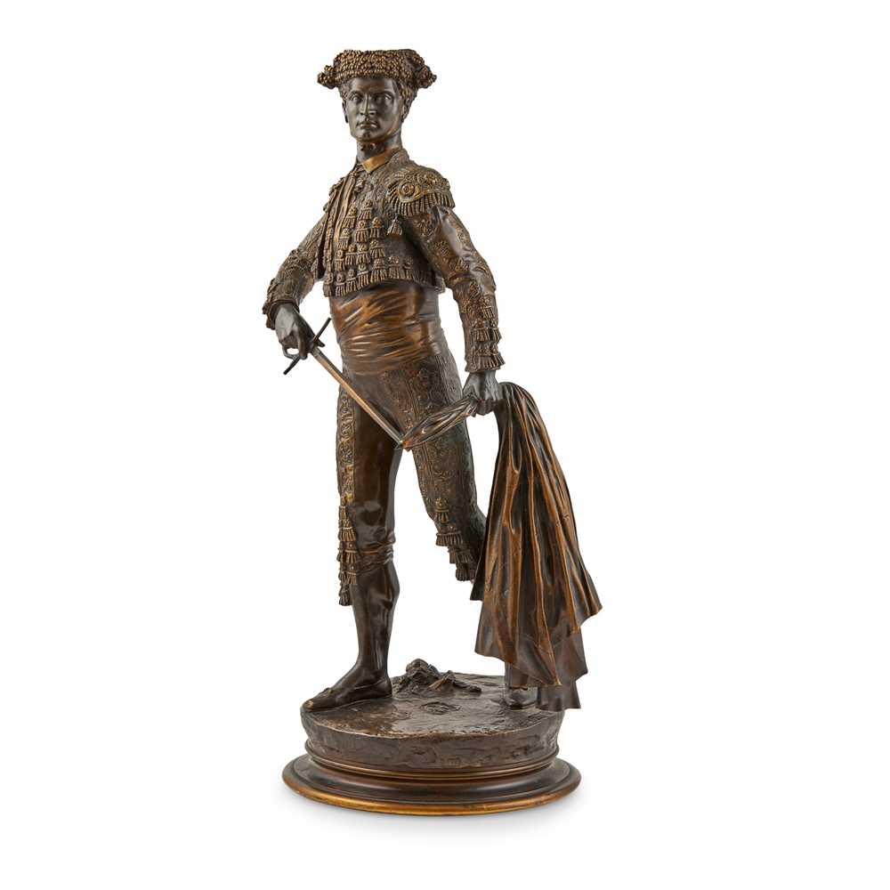 Appraisal: AFTER PIERRE-JULES M NE FRENCH - THE MATADOR DATED bronze