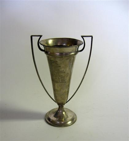 Appraisal: Silver trophy cup j e caldwell and co philadelphia Inscribed