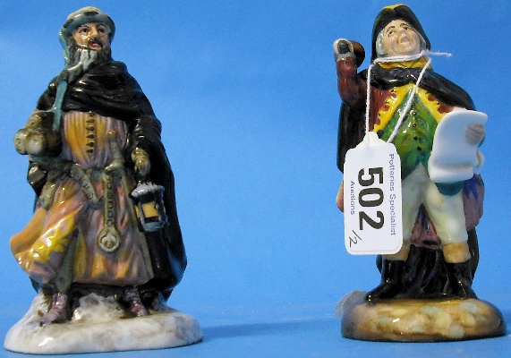 Appraisal: Royal Doulton Miniature Figures Good King Wenceslas HN and Town