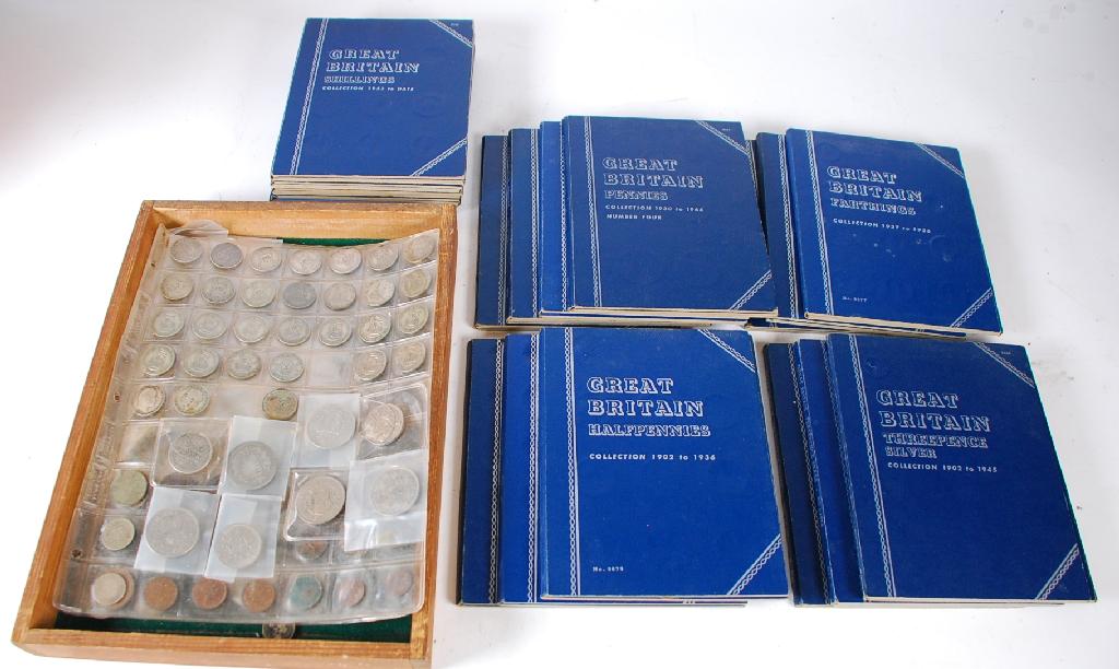 Appraisal: COLLECTION OF GREAT BRITAIN PRE DECIMAL COINAGE includes circa 'S