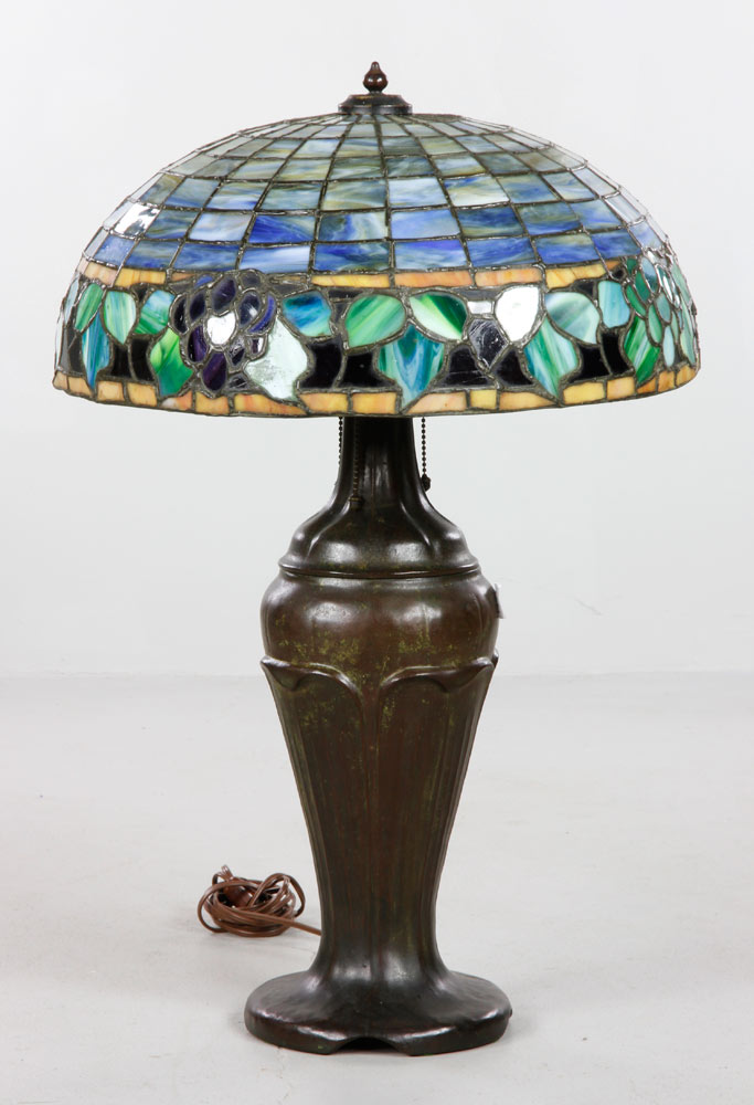 Appraisal: - Handel Table Lamp Handel table lamp with replacement shade