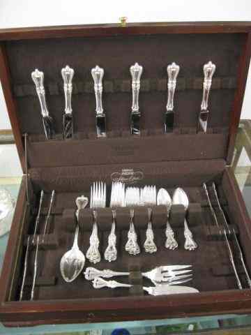 Appraisal: pcs Towle Old Colonial Sterling Flatwareservice for with servers excellent