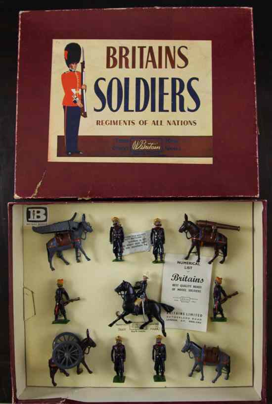 Appraisal: A Britains Indian Mountain Battery Regiment no in original box