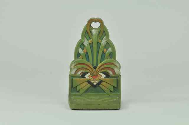 Appraisal: GEOMETRIC DESIGN DOORSTOP Bradley Hubbard marked ''B H '' bold