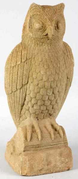 Appraisal: Cement Owl Garden Ornament Minor chips Condition Excellent Size T