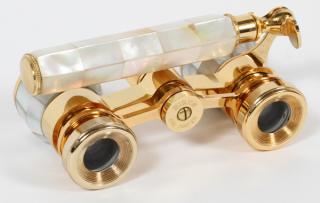 Appraisal: MOTHER OF PEARL OPERA GLASSES IN CASE MOTHER OF PEARL