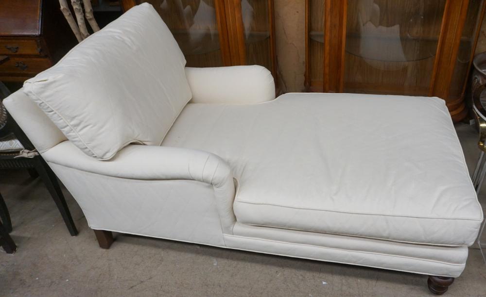 Appraisal: Contemporary Upholstered Chaise Lounge x x in x x cm