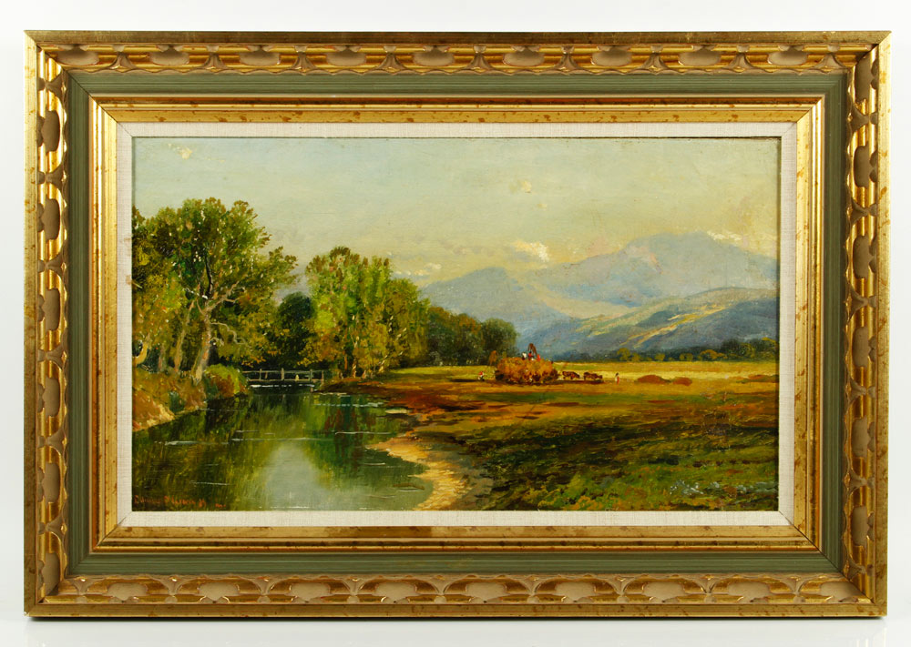 Appraisal: - Lewis Mountain River Landscape O C Edmund Darch Lewis