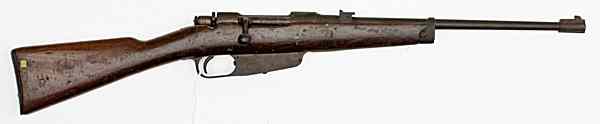 Appraisal: WWII Italian Model Carcano Cavalry Carbine Japanese cal '' barrel