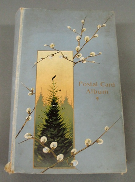 Appraisal: Postal Card Album late th early thc with approx vintage