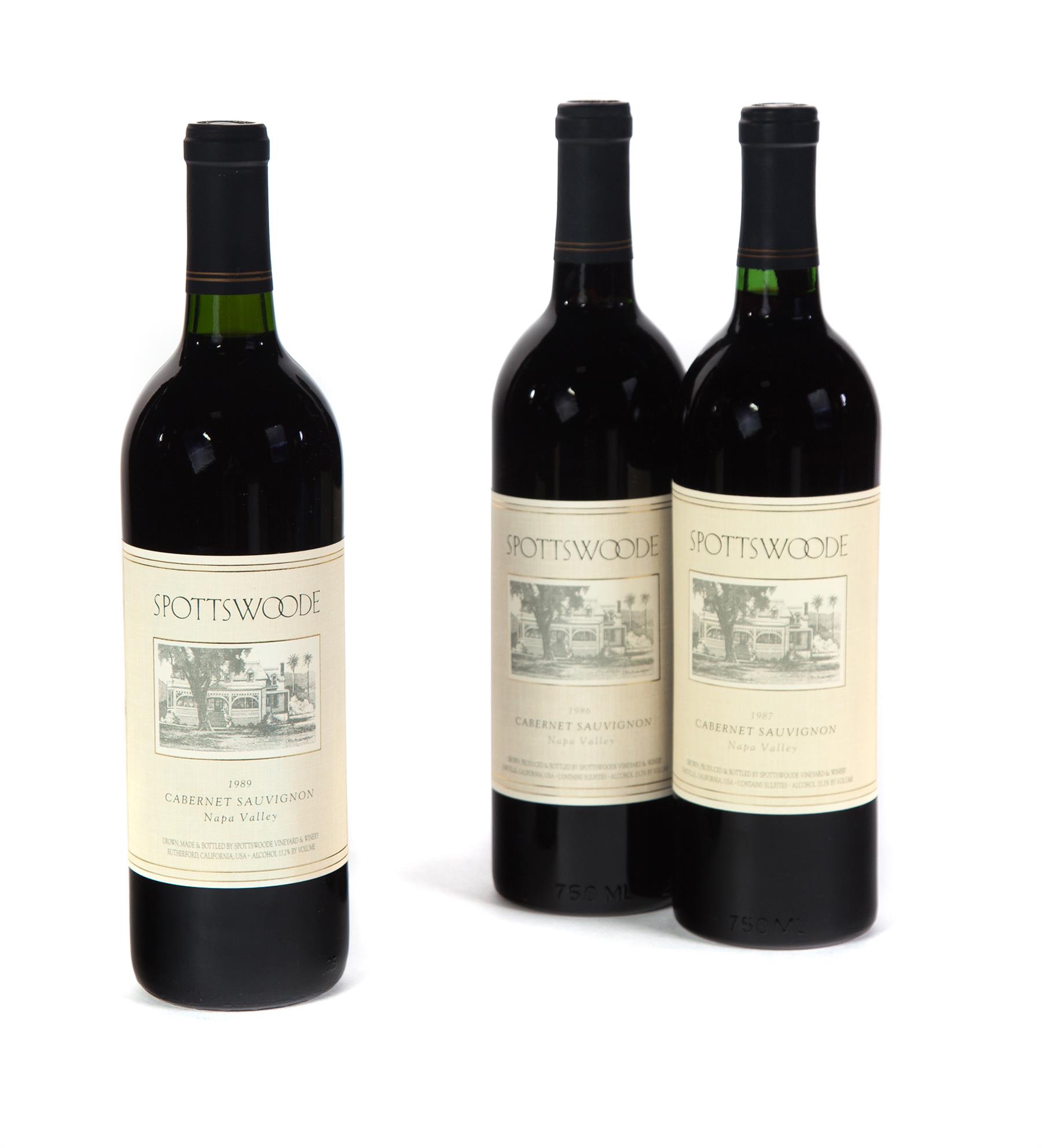 Appraisal: SPOTTSWOODE CABERNET SAUVIGNON VERTICAL Oakville Rutherford Napa Valley bottles ml