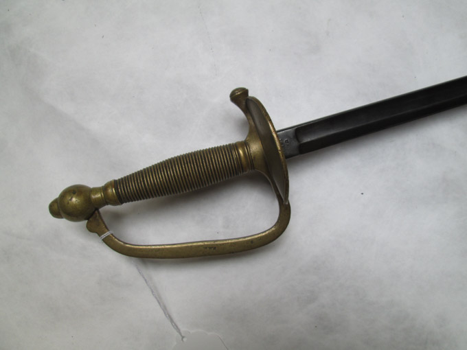 Appraisal: U S MODEL NON COMMISSIONED OFFICERS SWORD straight blade with