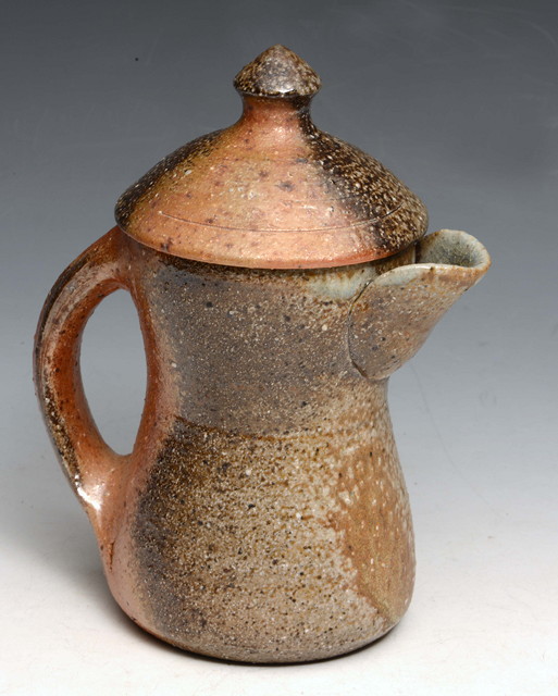 Appraisal: Svend Bayer Danish b Coffee pot and cover ash glaze