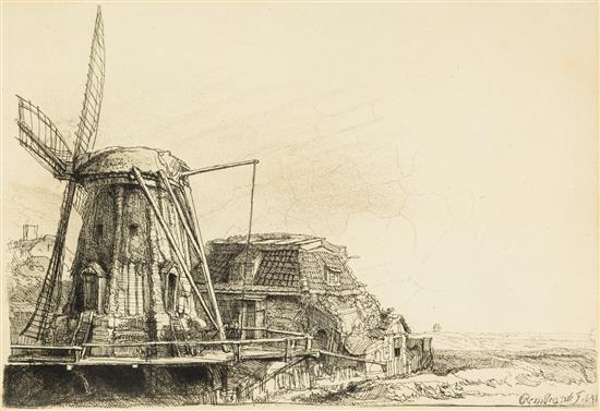 Appraisal: Sale Lot After Rembrandt van Rijn Dutch - The Windmill