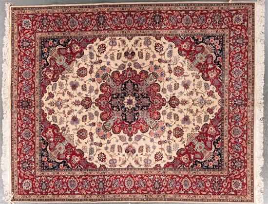 Appraisal: Romanian Keshan rug Romania modern x Estimate -