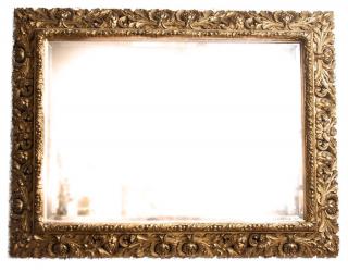 Appraisal: Framed Mirror Frame x Mirror Bevelled