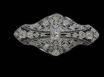 Appraisal: Art Deco Diamond and Platinum Pendant ca early th Century