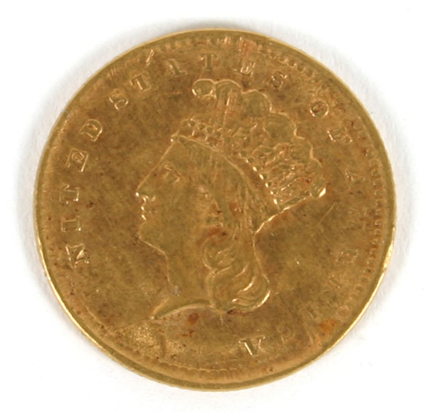 Appraisal: One Dollar Princess Type II Gold Coin