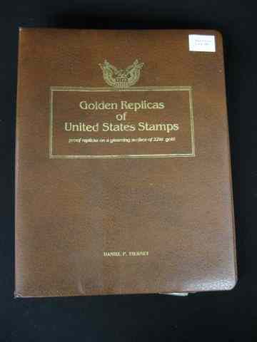 Appraisal: Album of Golden Stamp Replica Covers in album