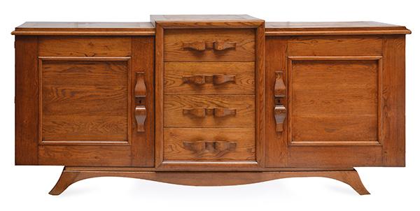 Appraisal: SWEDISH OAK SIDEBOARD CIRCA S HEIGHT X WIDTH X CM