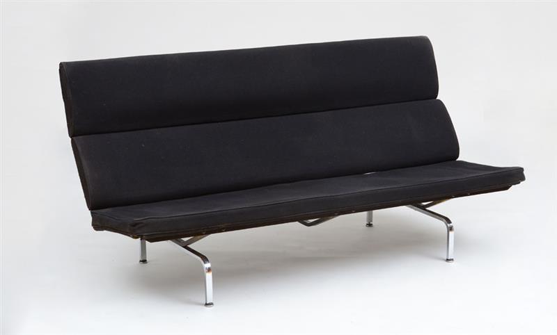 Appraisal: CHARLES AND RAY EAMES FOR HERMAN MILLER COMPACT SOFA Wool