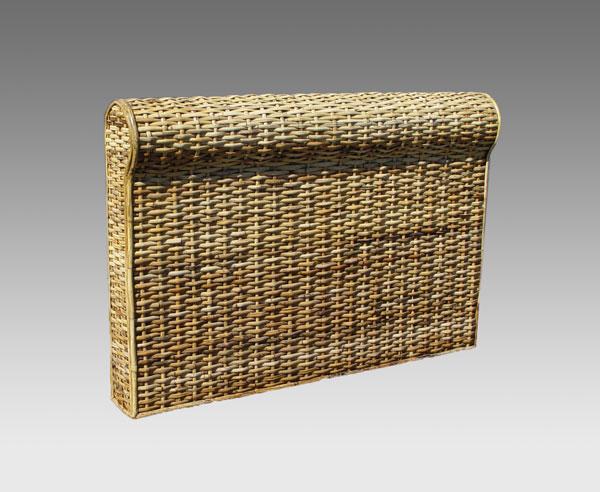 Appraisal: RALPH LAUREN POLO RATTAN HEADBOARD '' long x '' x