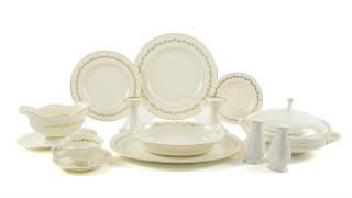 Appraisal: A LENOX PORCELAIN DINNER SERVICE FOR TWELVE A LENOX PORCELAIN