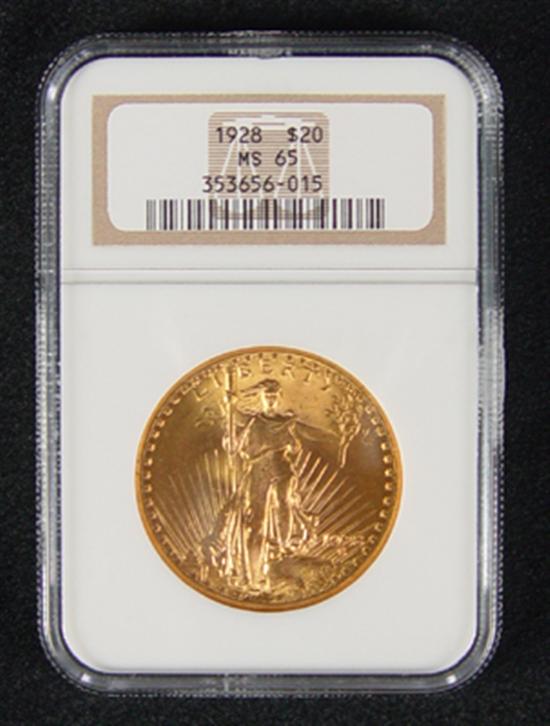 Appraisal: St Gaudens Gold Coin NGC certified and graded MS Great