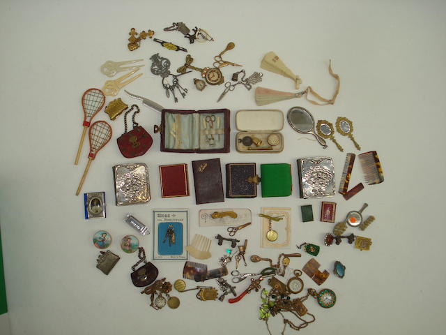 Appraisal: A good collection of miniature dolls accessories and miniatures Including