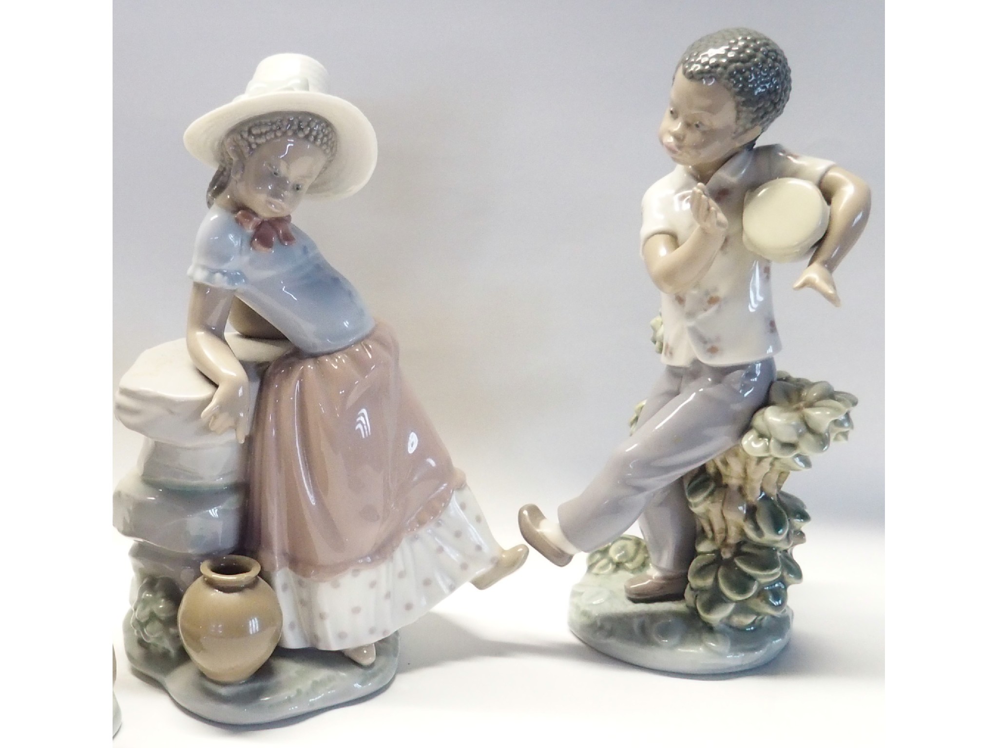 Appraisal: Two Lladro figures