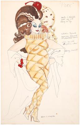 Appraisal: Divine LeGaspi costume designs Larry LeGaspi New Jersey New York