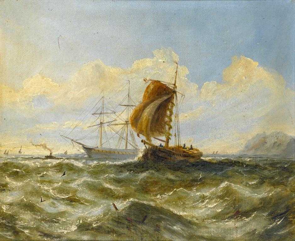 Appraisal: ATTRIBUTED TO WILLIAM HENRY WILLIAMSON - SHIPPING OFF THE DUTCH