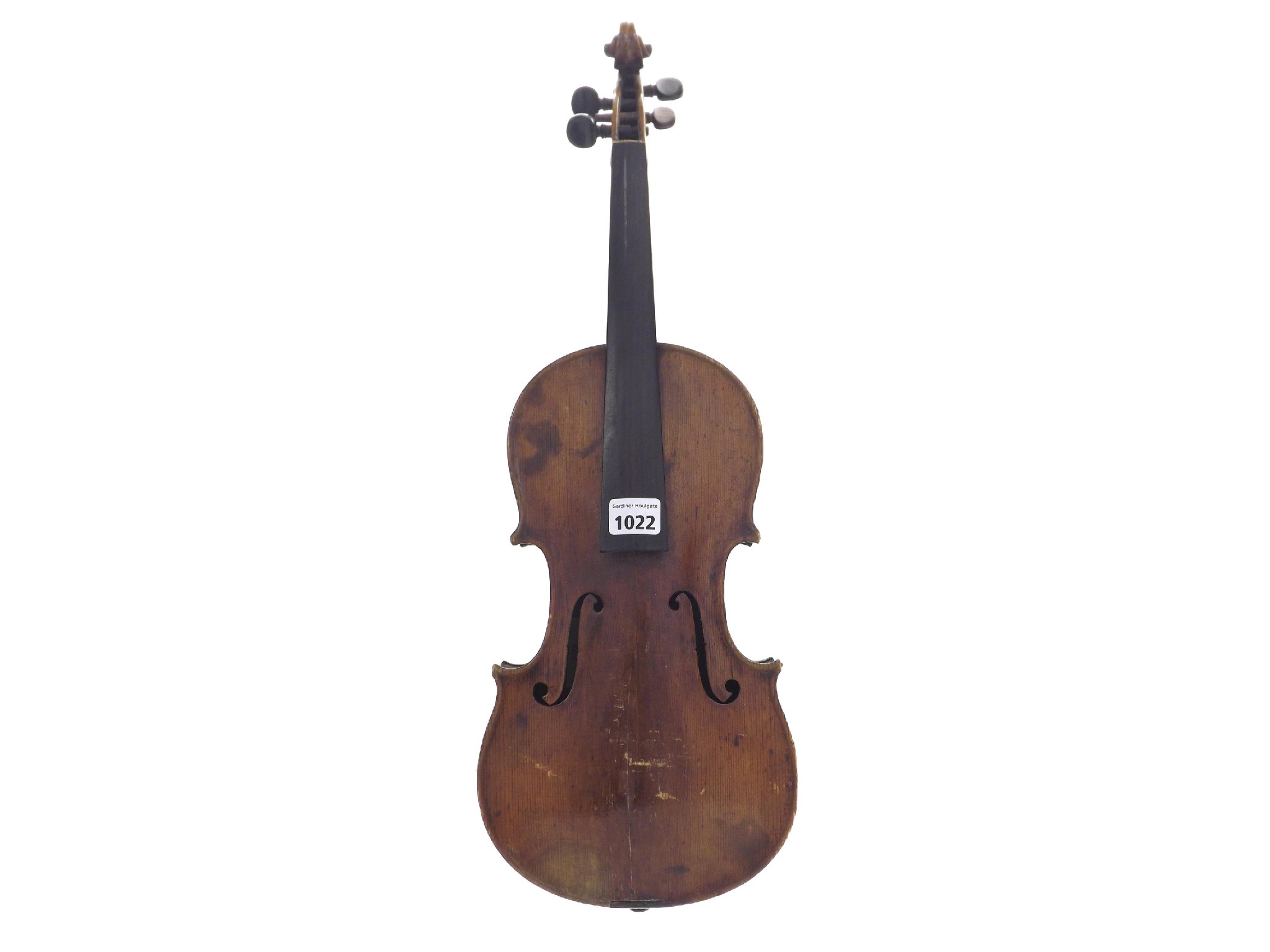 Appraisal: th century German violin bearing the repairer's label of P