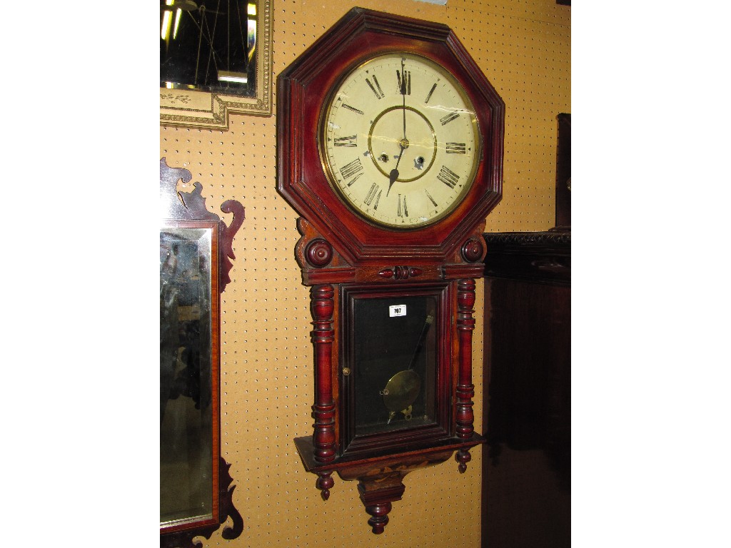 Appraisal: Victorian wall clock