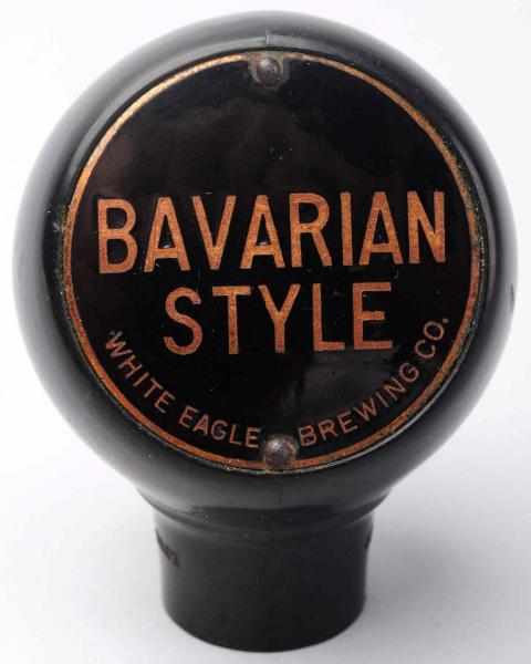 Appraisal: Bavarian Style Beer Tap Knob White Eagle Brewing Company Clean