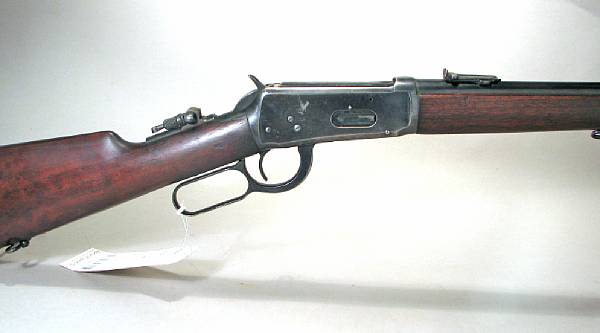 Appraisal: A Winchester Model saddle ring carbine Serial no for W