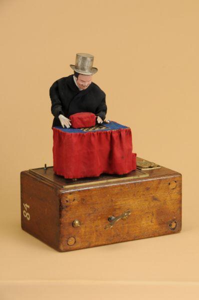 Appraisal: Coin Operated Magician Automaton France late th century an unusual