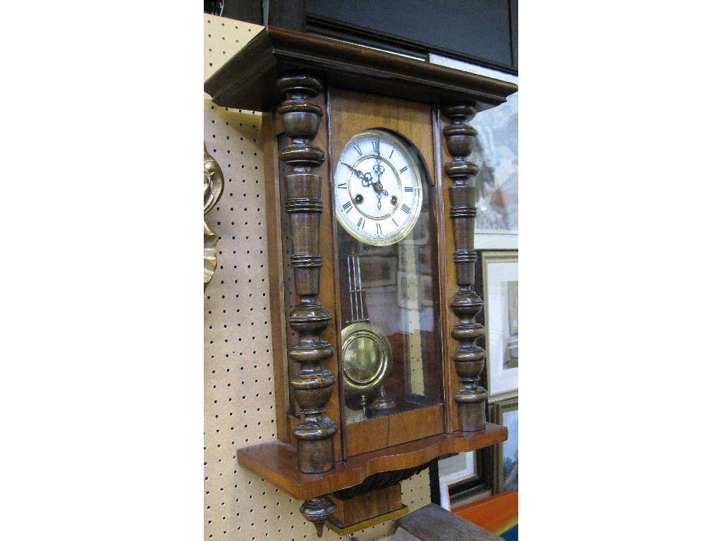 Appraisal: Vienna wall clock