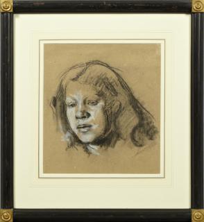 Appraisal: English School Portrait of a Girl c pas English School